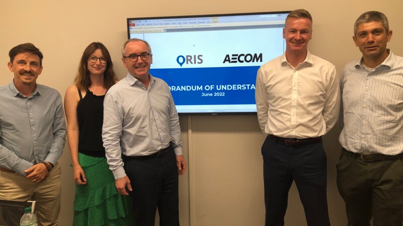 Signature du protocole d'accord entre ORIS et AECOM