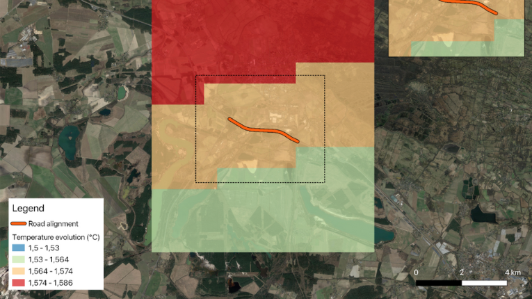 Des routes résilientes au changement climatique: Une analyse granulaire d'un portefeuille d'autoroutes grâce à la digitalisation